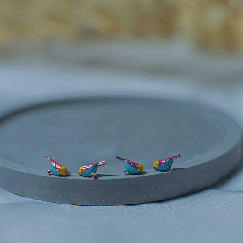 Tiny Bird Earrings