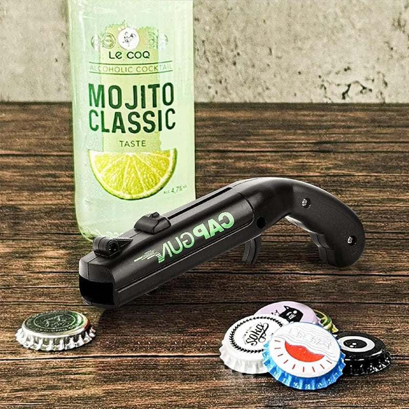 Ejector bottle opener