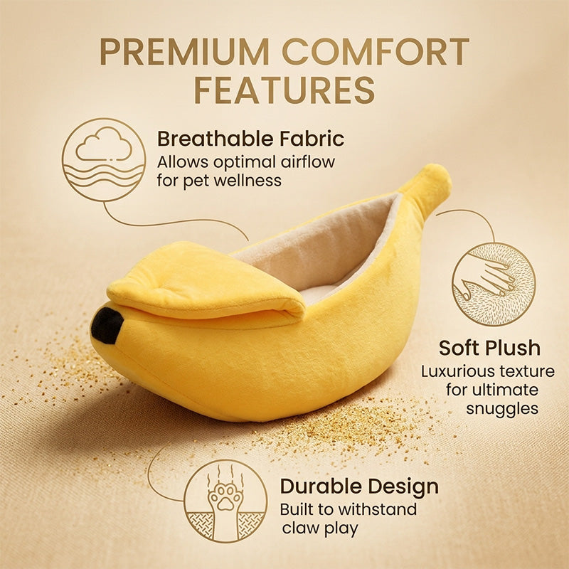 Banana Boat Pet Bed