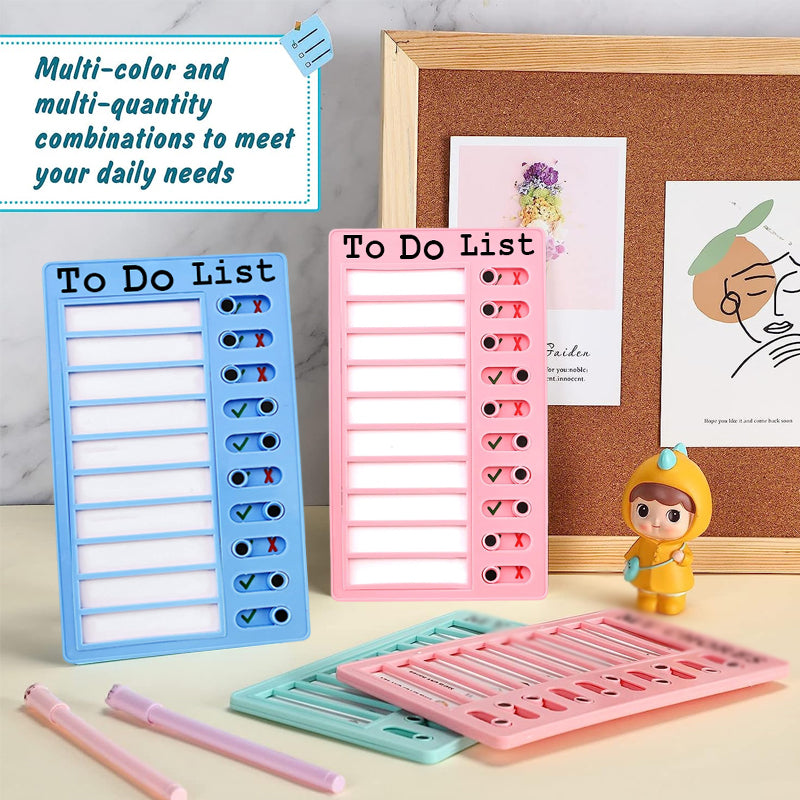 Plastic Sticky Notes Checklist+Daily Routine Chart