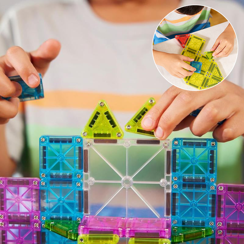 Mini Travel Magnetic Building Blocks Set