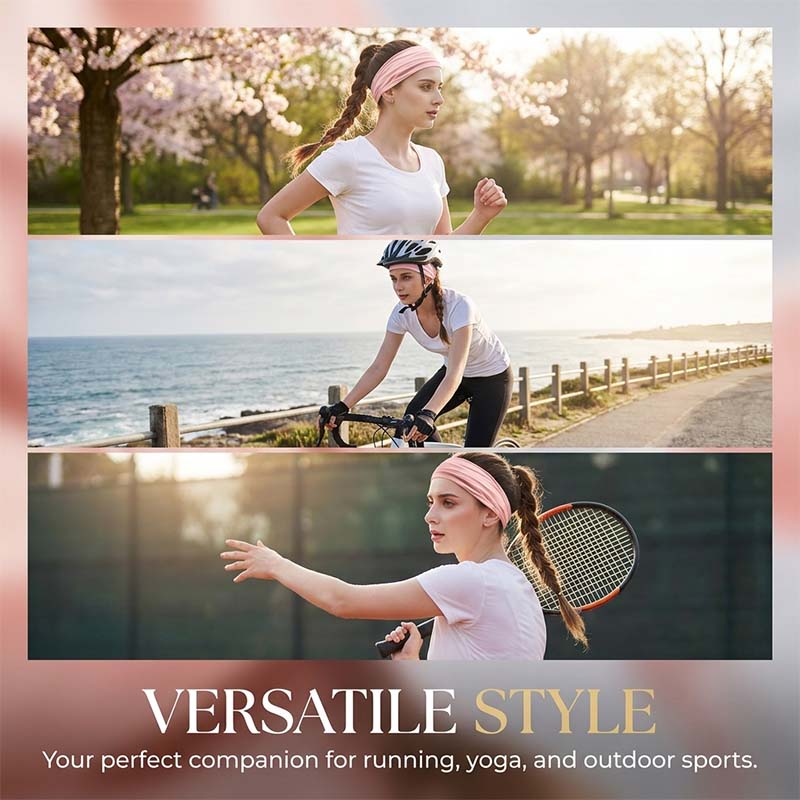 Sweat-Wicking Headband for Fitness & Yoga