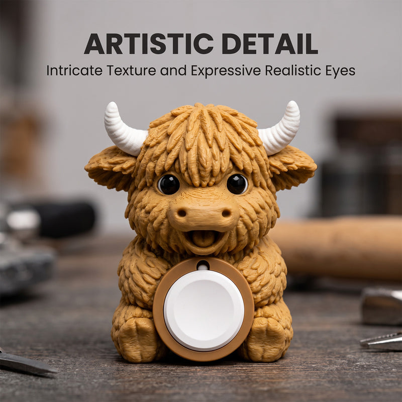 Highland Cow Apple Watch Stand Holder