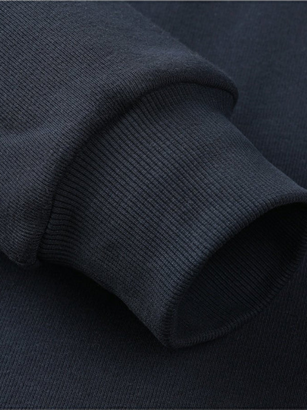 Solid Color Thickened Long Sleeve Top