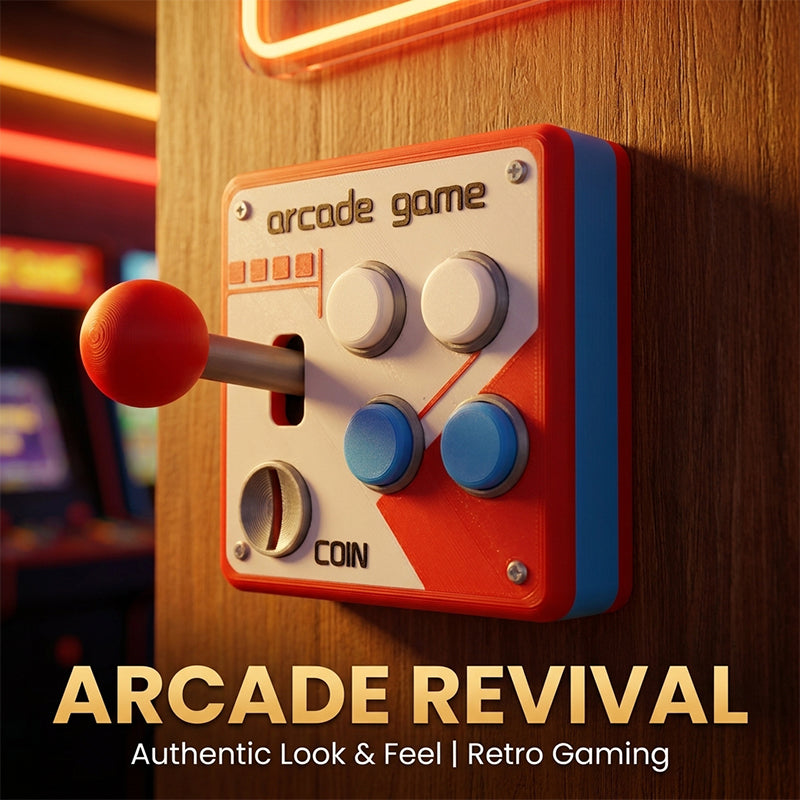Retro Arcade Joystick Light Switch Cover