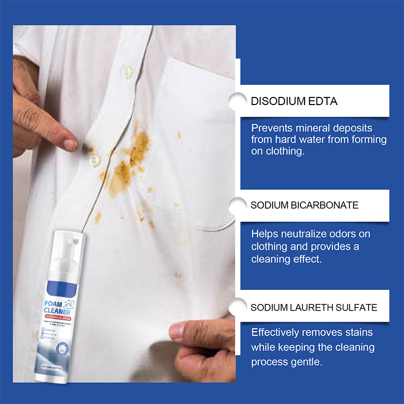 Foam Cleaner for Grease Stains on Clothes