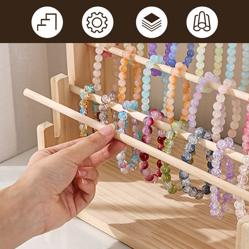 Wood Jewelry Display Stand