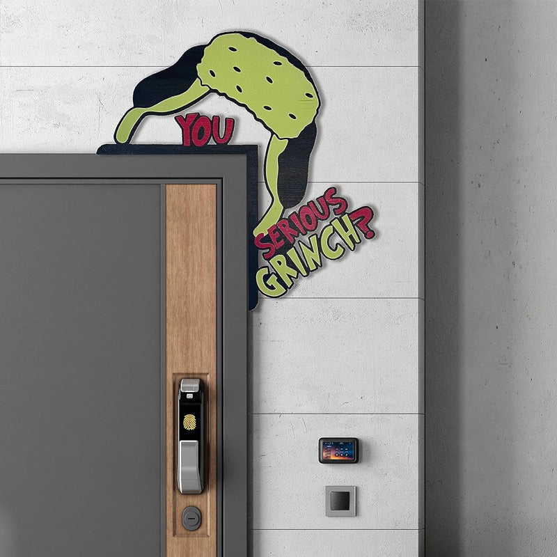 Christmas Grinch Decorative Door Frame