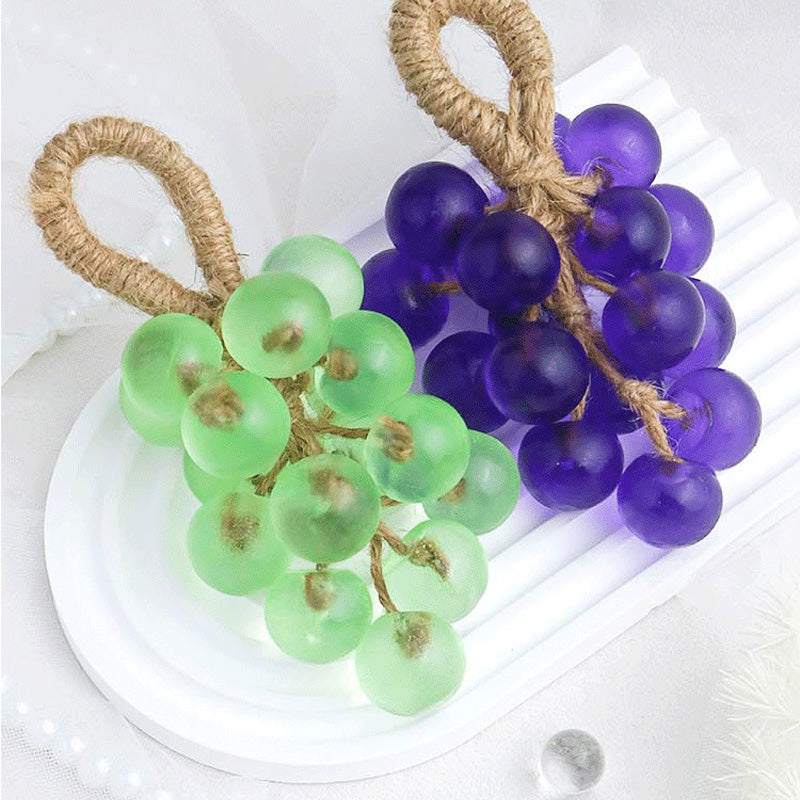 Handmade Grape-Shaped Soap