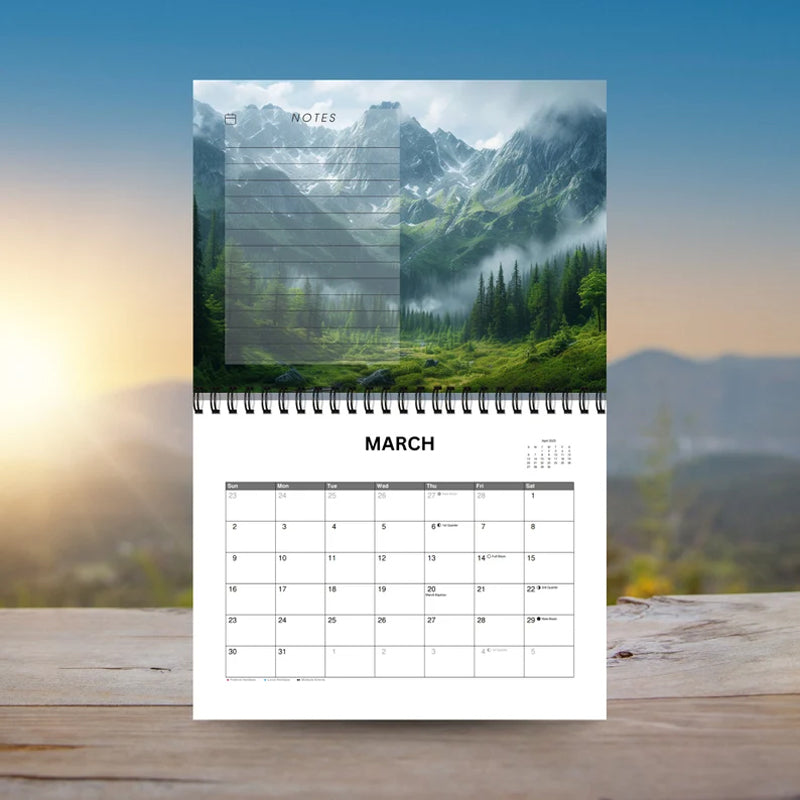 2025 Mountain Peeks Calendar