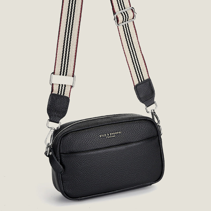 Wide Strap Crossbody Bag