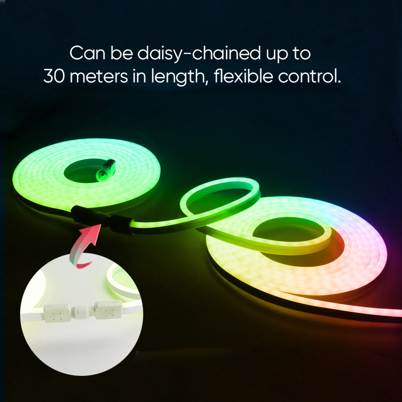 Music Sync Color Changing Strip Lights with Remote and App Control