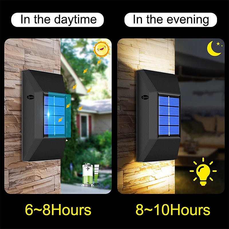 Outdoor Garden Decoration Fence Light（2 pcs）