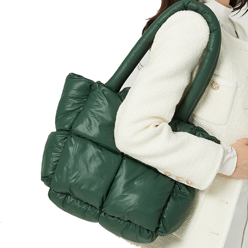 Women Padded Quilted Handbag