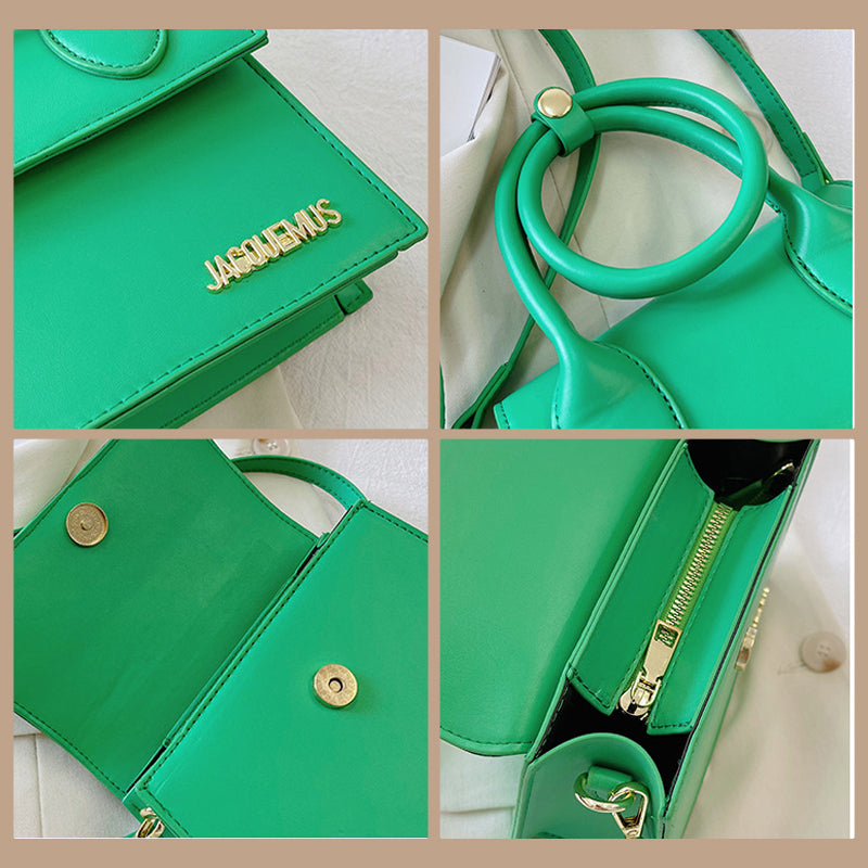 Stylized Flap Handbag