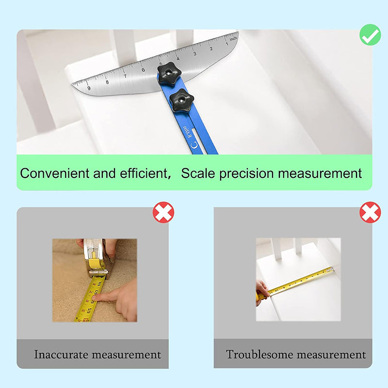 Corrosion Resistant Stair Tread Template Tool