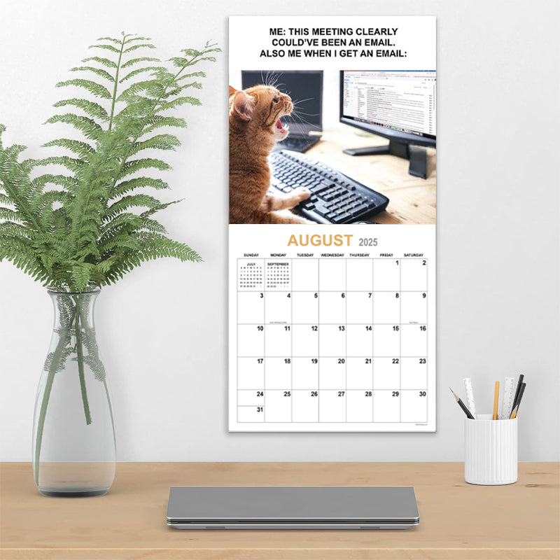 2025 Corporate Cats Wall Calendar