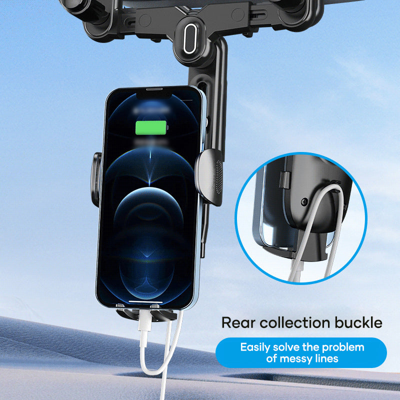 Car rearview mirror mobile phone holder
