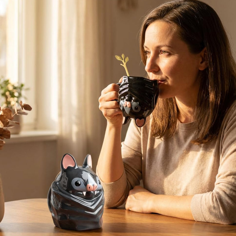 Bat Upside Down Shaped Mug