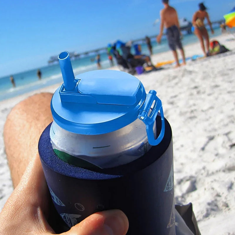 Silicone Straw Soda Can Cap