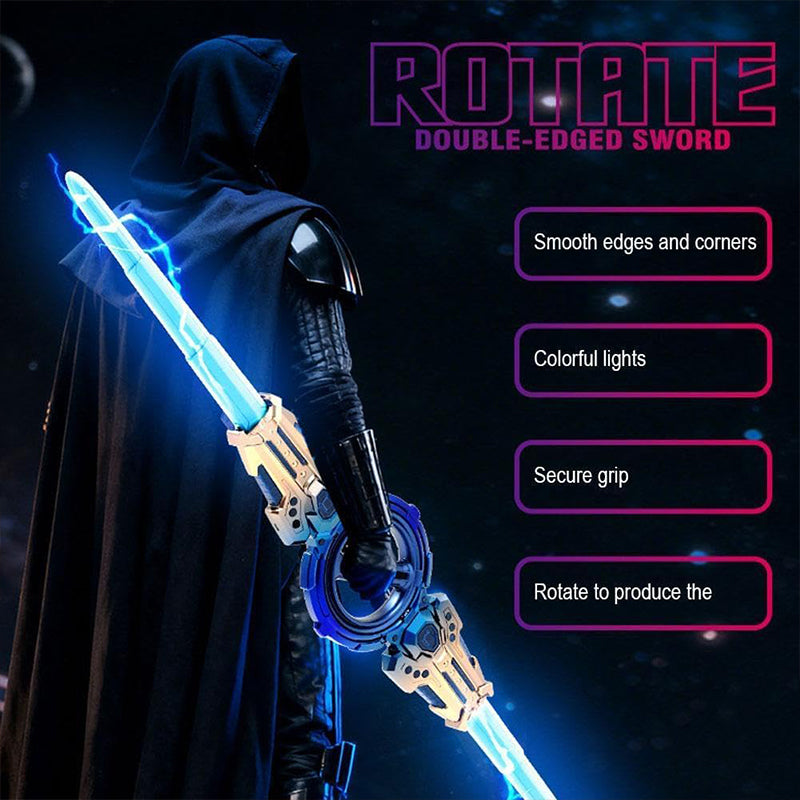 Fire Spin Sword Double-Edged Lightsaber