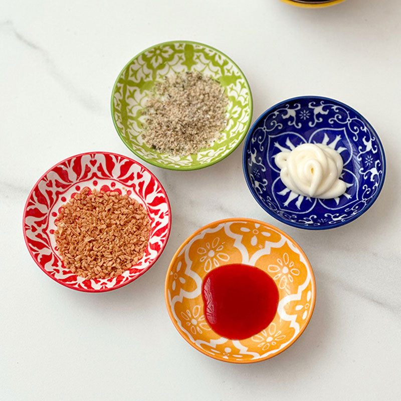 Ceramic Bohemian Flavour Plate Dipping Plate