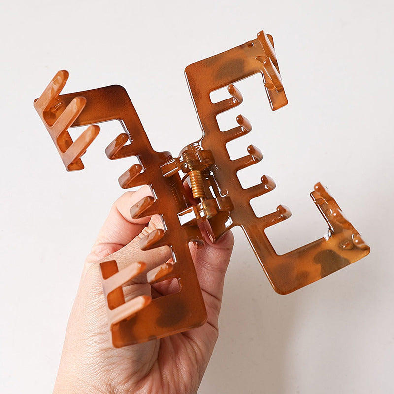 Maillard-Style Frosted Hair Clips