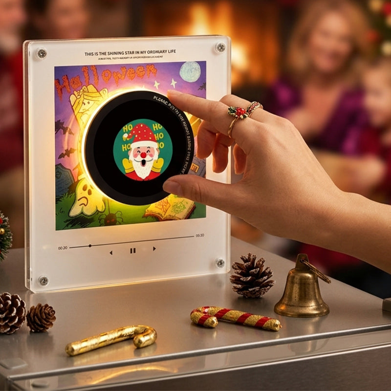 NFC-enabled music refrigerator magnet