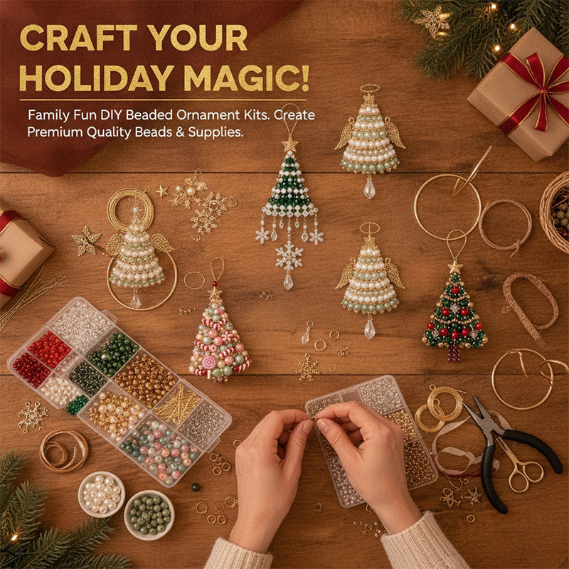 DIY Christmas Tree Beaded Ornament Kit