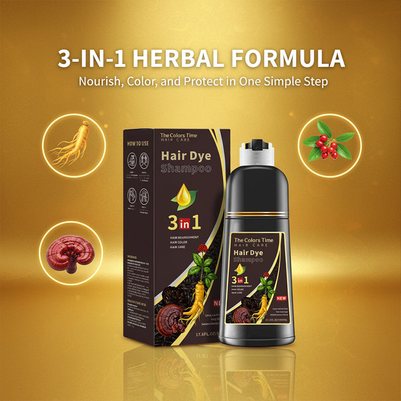 3 in 1 Hair Dye Shampoo