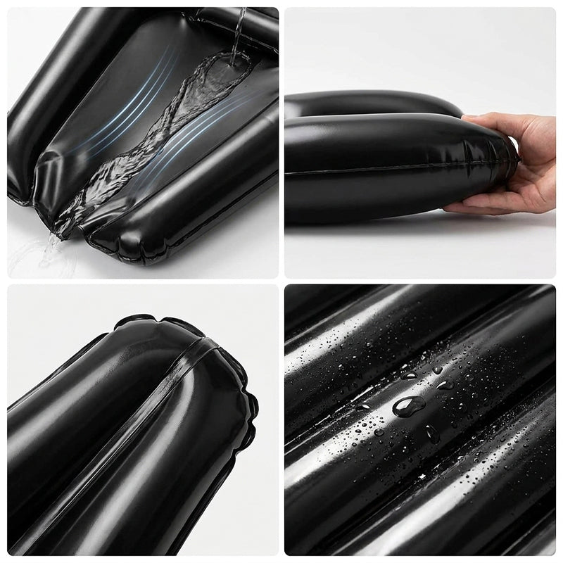 Inflatable shampoo basin