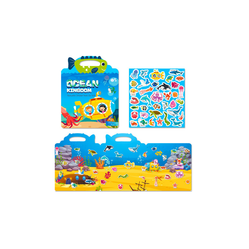 Toddler Waterproof Dinosaur Sticker Book
