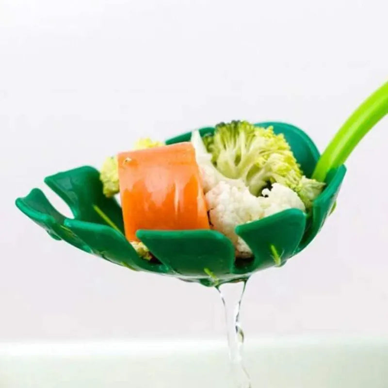 Green Leaf Colander