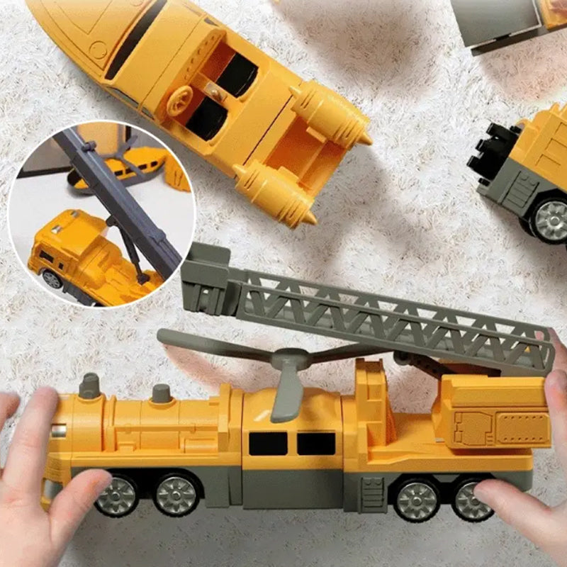 Magnetic Transform Engineering Car Assembled Toys