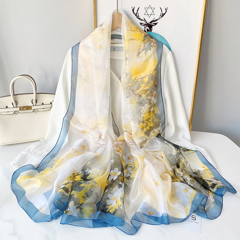 Soft Veil Clouds Late Summer Shawl