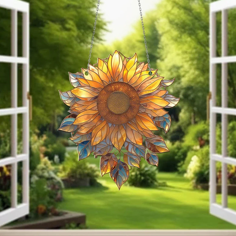 Sunflower Acrylic Window Hanging