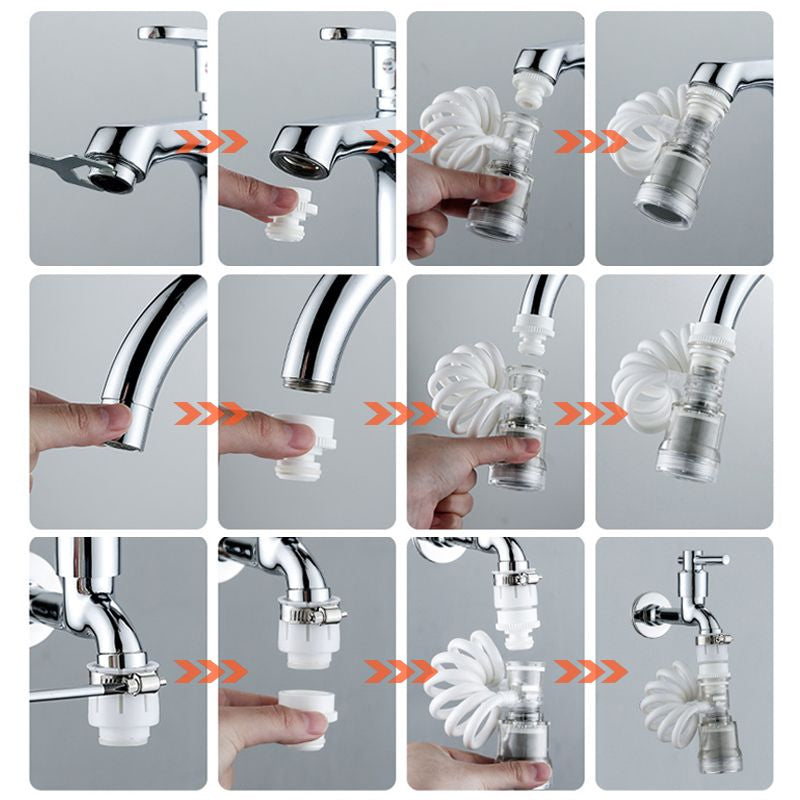 Universal Stretchable Extension Faucet with Filter💦