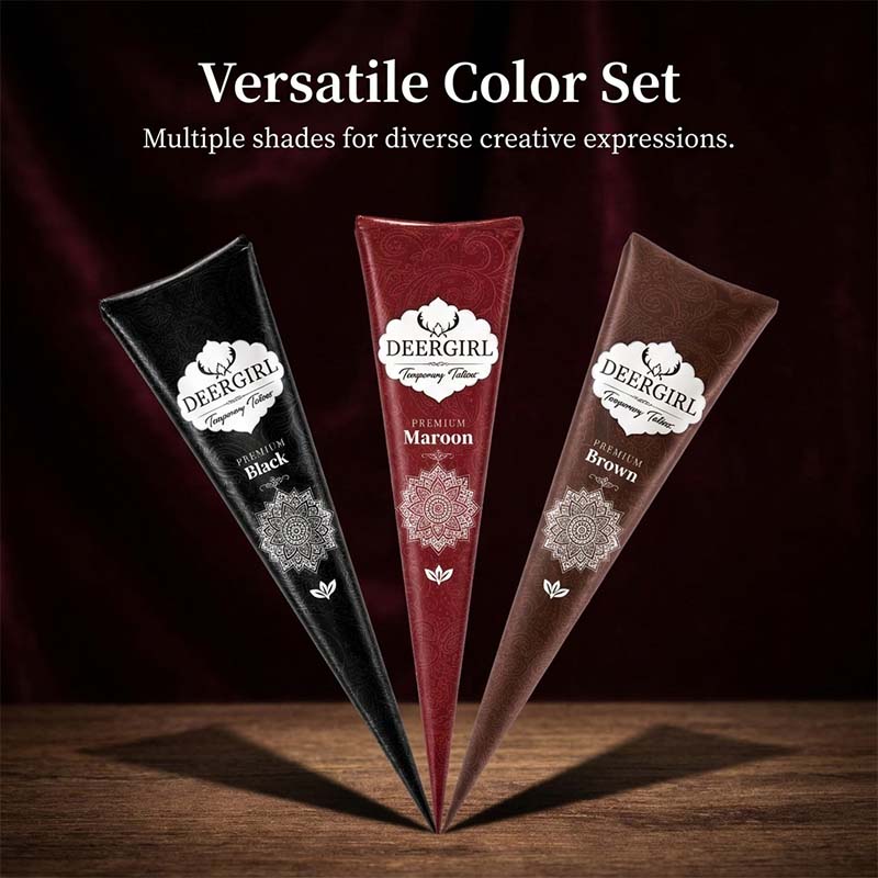 Temporary tattoo hand-painting paste