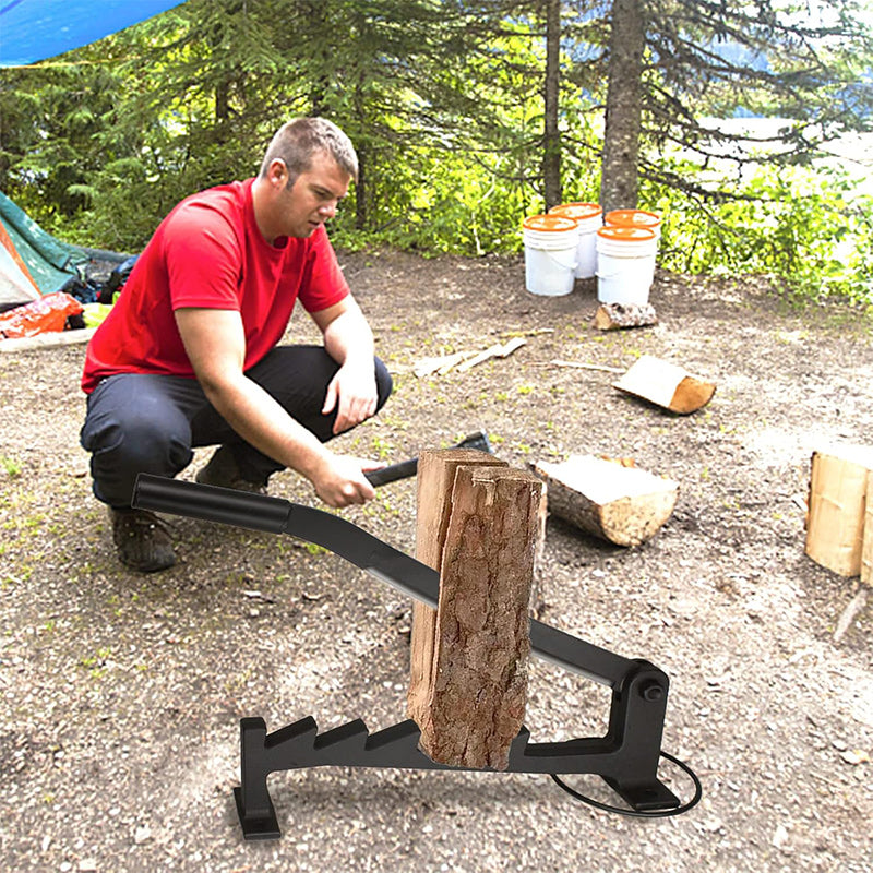 Wall Mounted Firewood Kindling Splitter