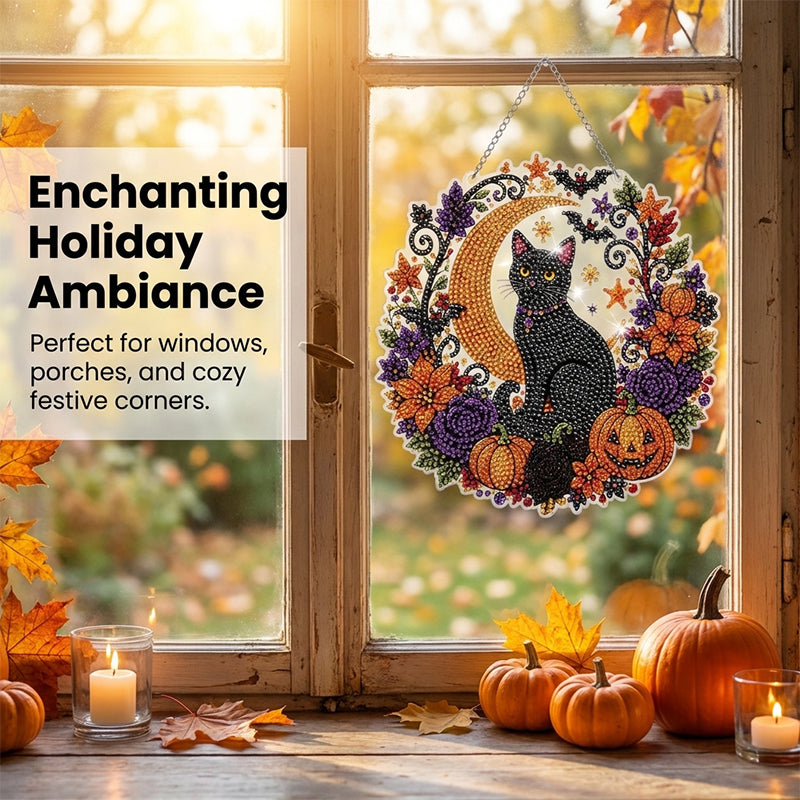 Halloween Diamond Painting Hanging Ornament Kit