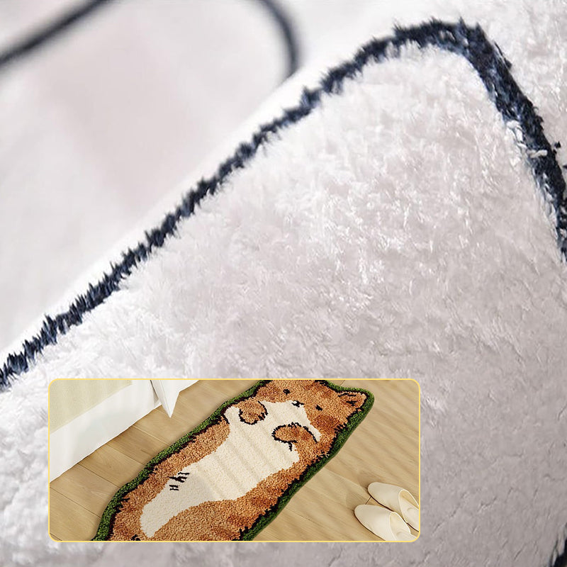 Cartoon Cat Bedroom Carpet
