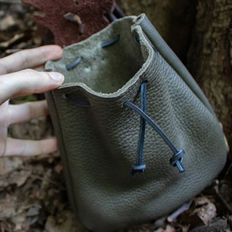 Medieval Leaf Belt Pouch