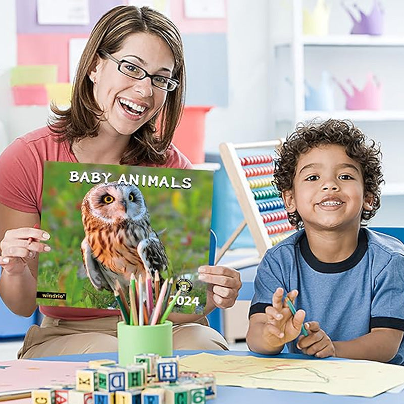 2024 Animals Wall Calendar