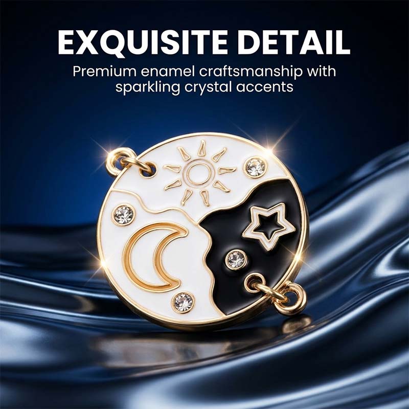 Sun Moon Star Magnetic Bracelet Set