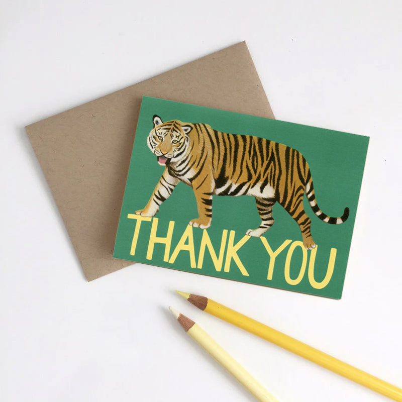 Big Cat Variety Thank You Card Set(4 Pcs)