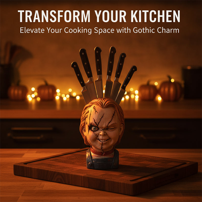 Horror Style Resin Knife Storage Holder