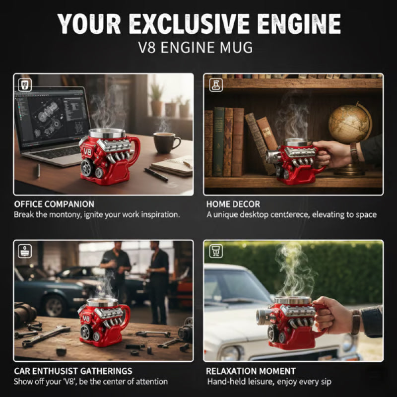 Ultimate V8 Engine Coffee Mug