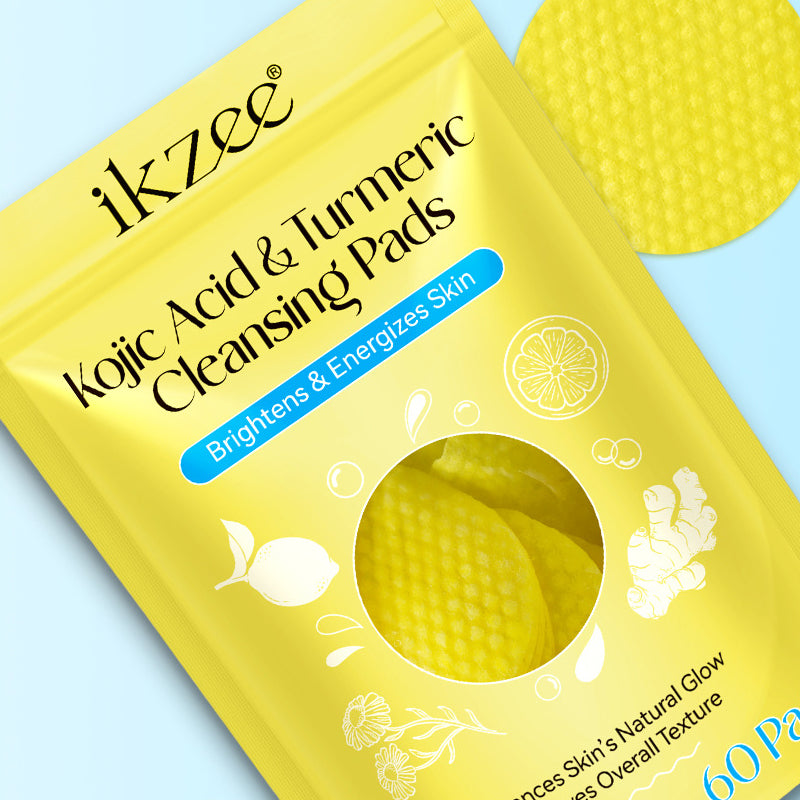 Turmeric Cleansing Exfoliating Pads, Facial Cleansing Skincare