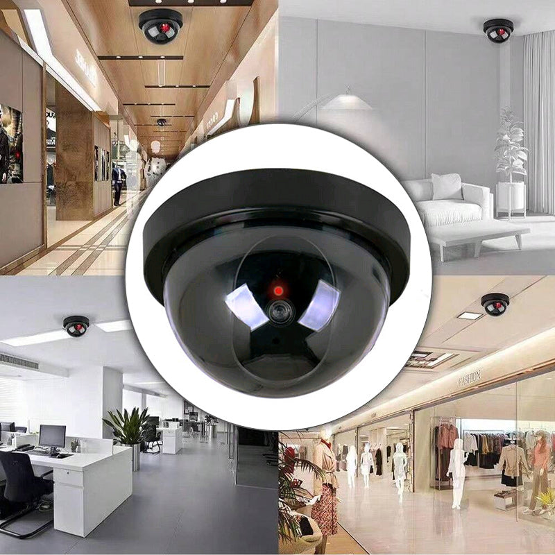 Simulated Fake Surveillance Camera With Red Light