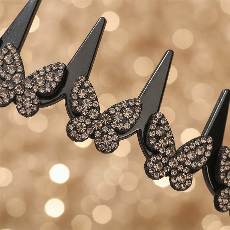 Crystal butterfly headband